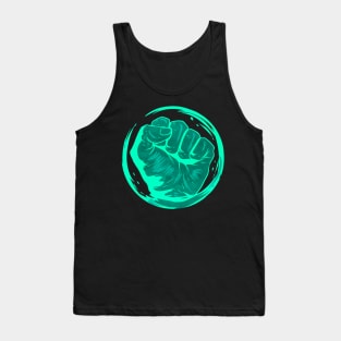 Raising your left hand logo - the Left-hander Tank Top